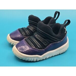 Nike Air Jordan‎ 11 Retro Little Flex Black Purple BQ7102-005  Sz 6C